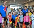 שחקני מ.ס אשדוד הגיעו לשמח ילדים מפונים בלאונרדו אשדוד