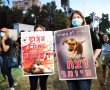 הפגנה במחאה על ההתעללות בכלב בוס שהביאה למותו - צפו