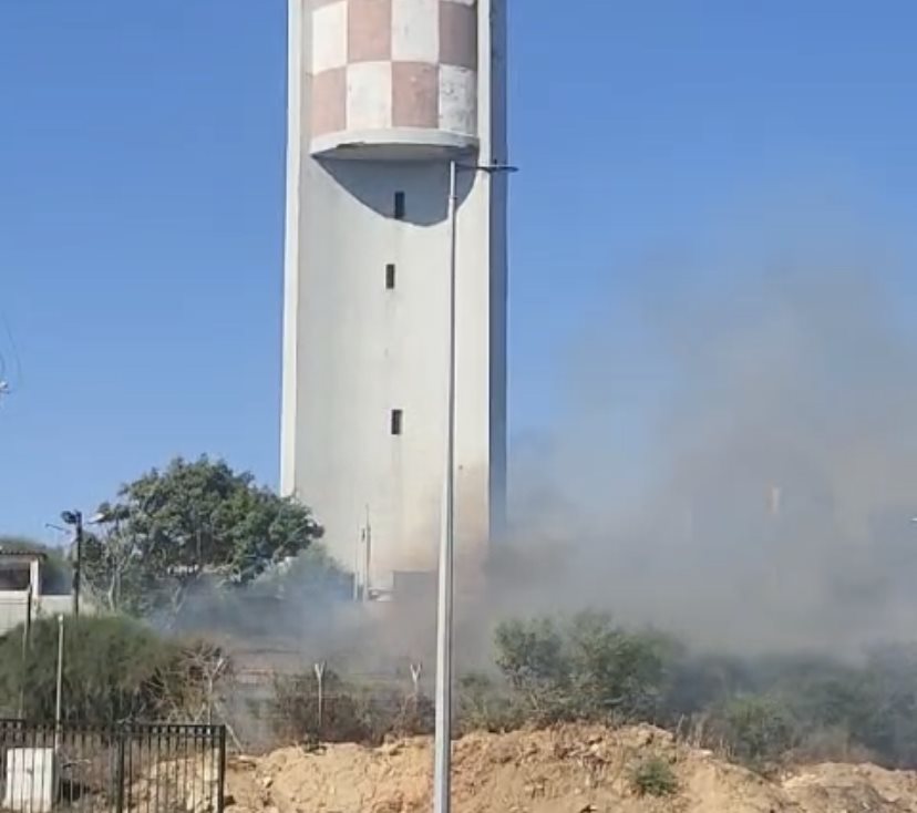 שריפת קוצים סמוך לגבעת יונה