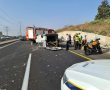 ארבעה נפגעים בתאונה בכביש 4 בסמוך למחלף אשדוד