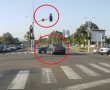 חוצה צומת באדום ופוגע ברכב - תיעוד התאונה הבוקר באשדוד (וידאו)