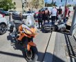 רוכב אופנוע נפצע בתאונה בשדרות הרצל