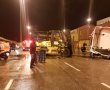 פצוע בינוני בהתהפכות משאית בנמל אשדוד
