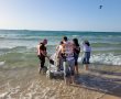 בשיתוף פעולה מרגש בין איחוד הצלה ואגף החופים - הוגשמה משאלתו של קשיש לטבול בים