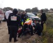 פצוע בתאונת דרכים בכניסה לדיונה באשדוד