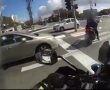 צפו בתיעוד: רכב על קטנוע ללא רישיון ונתפס בגלל הקסדה