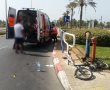 רוכב אופניים חשמליים נפגע ממכונית באשדוד