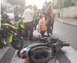 רוכבת אופנוע נפצעה בתאונה ברובע ט'