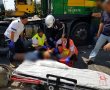רוכב אופנוע נפצע בתאונה עם משאית