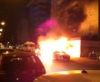 הלילה, 2 רכבים נשרפו באשדוד - האחד עלה באש והתפשט לרכב השני (ווידאו)