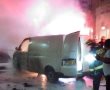 רכב שהיו בו זיקוקים עלה באש הלילה ברובע ז'