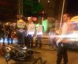 פצועים בתאונה בין שני רוכבי אופנוע ברחוב שבי ציון 