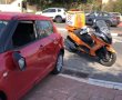 רוכב אופנוע נפגע מרכב פרטי ברובע י"א בעיר