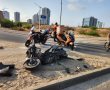 רוכב קטנוע בן 18 נפצע בתאונה בשדרות הרצל