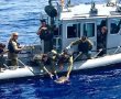 לוחמי חיל הים חילצו צב ים פצוע מול חופי אשדוד - וידאו