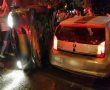 ארבעה נפגעים בתאונה הלילה בין שני כלי רכב ברחוב אבן עזרא