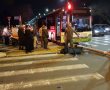  אוטובוס איבד שליטה ופגע ברמזור בשד' ירושלים פינת רחוב מילמן (וידאו)
