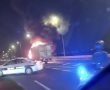 שריפת משאית בכביש 4 סמוך למחלף אשדוד - עומסים כבדים בכניסה הדרומית (וידאו)