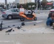 בן 35 שרכב על קטנוע נפצע בתאונה באשדוד