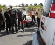 שליח פיצה נפצע בתאונה (תמונות)