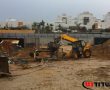 תאונת עבודה באשדוד: פועל נהרג לאחר שגליל בטון נפל עליו (תמונה מהזירה)