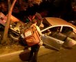 נהגת רכב נפצעה בתאונה הלילה בשדרות יצחק הנשיא