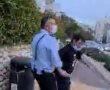 צפו: פעיל הימין רן כרמי התגרה במפקד משטרת אשדוד ונעצר (וידאו)